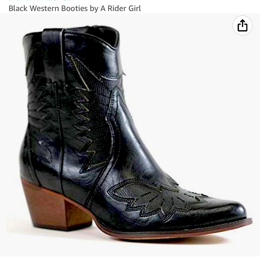 ARider Girl Black Boots